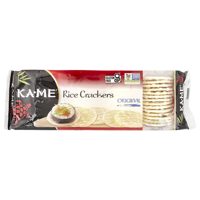 Product Image for KA-ME, Rice Crackers, Original, 3.5 oz (100 g)