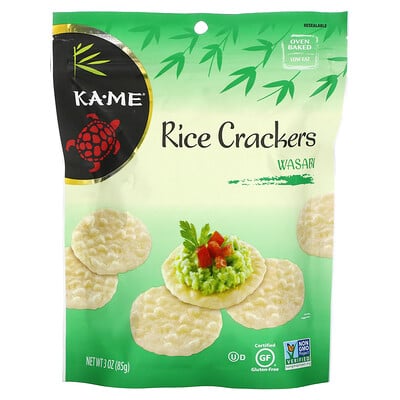 Купить KA-ME Рисовые крекеры, васаби, 85 г (3 унции)