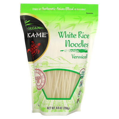 Купить KA-ME Органическая вермишель из белого риса, 250 г (8, 8 унции)