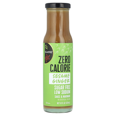 KA-ME, Salsa y adobo sin calorías, Sésamo y jengibre, 237 ml (8 oz. líq.)