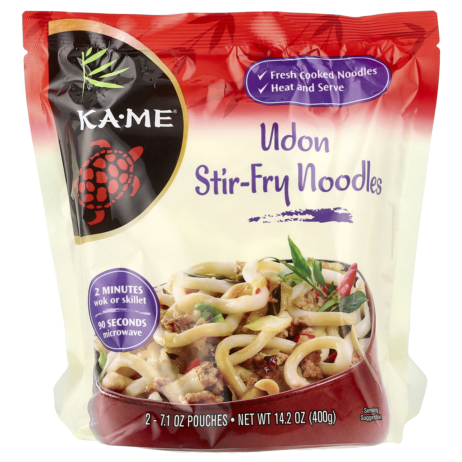 Udon Stir-Fry Nudeln, 2 Beutel, je 7,1 Unzen - Bild 1 von 2
