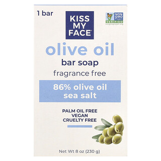 Kiss My Face, мило з оливковою олією, без ароматизаторів, 230 г (8 унцій)