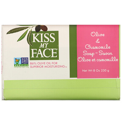 Kiss My Face Olive & Chamomile Soap, 8 oz (230 g)