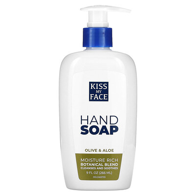 

Kiss My Face Hand Soap Olive & Aloe 9 fl oz (266 ml)