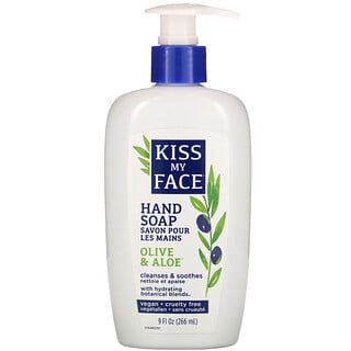 Kiss My Face, 洗手液，橄欖和蘆薈，9 液量盎司（266 毫升）