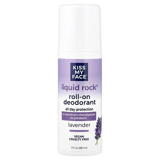Kiss My Face, Liquid Rock®, Roll-On Deodorant, Lavender, 88 ml (3 fl oz)
