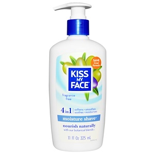 Kiss My Face, Увлажняющее средство для бритья, без отдушек, 11 жидких унций (325 мл)