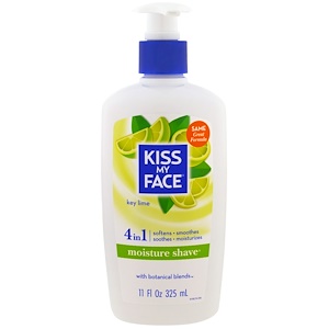 Купить Kiss My Face, Влажный крем для бриться, ки-лайм, 11 жидких унций (325 мл)  на IHerb