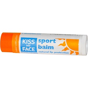 Kiss My Face, Спортивный бальзам для губ, SPF 30, 4,25 г (0,15 oz)
