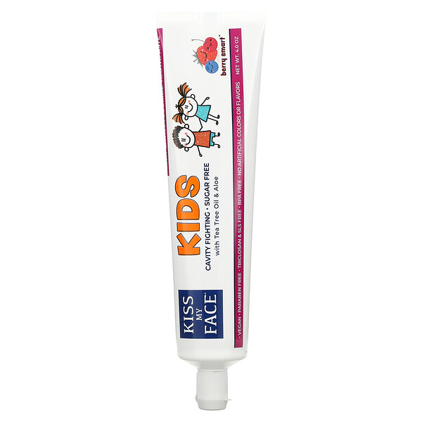 зубная паста с фторидом против кариеса, ягодный вкус, 114 г (4 унции) 