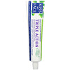 Kiss My Face, Triple Action Toothpaste with Tea Tree Oil, Iceland Moss & Xylitol, Fluoride Free, Fresh Mint, 4.1 oz (116.2 g)