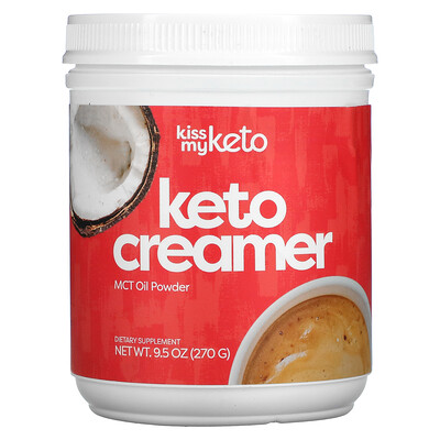 Kiss My Keto Keto Creamer MCT Oil Powder, 9.5 oz ( 270 g)