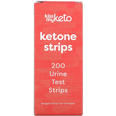 Kiss My Keto Ketone Strips, 200 Urine Test Strips