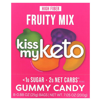 Kiss My Keto Gummy Candy: A Low-Carb, High-Fiber Snack