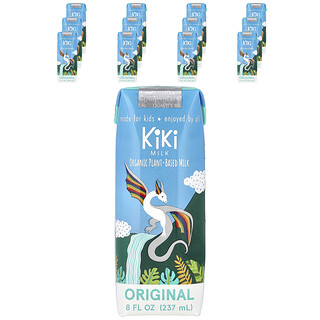 Kiki Milk, Lait végétal biologique, Original, 12 cartons, 237 ml pièce