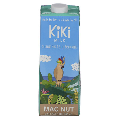 Kiki Milk, Leche orgánica a base de frutos secos y semillas, Frutos secos, 946 ml (32 oz. Líq.)