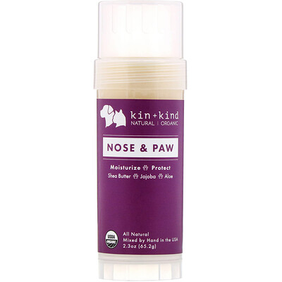 Kin+Kind Nose & Paw Moisturizer Protect Stick, 2.3 oz (65.2 g)