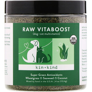 Отзывы о Kin+Kind, Raw VitaBoost, Super Green Antioxidants, 4 oz (113.4 g)