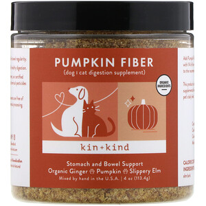 Отзывы о Kin+Kind, Pumpkin Fiber, Stomach and Bowel Support, 4 oz (113.4 g)