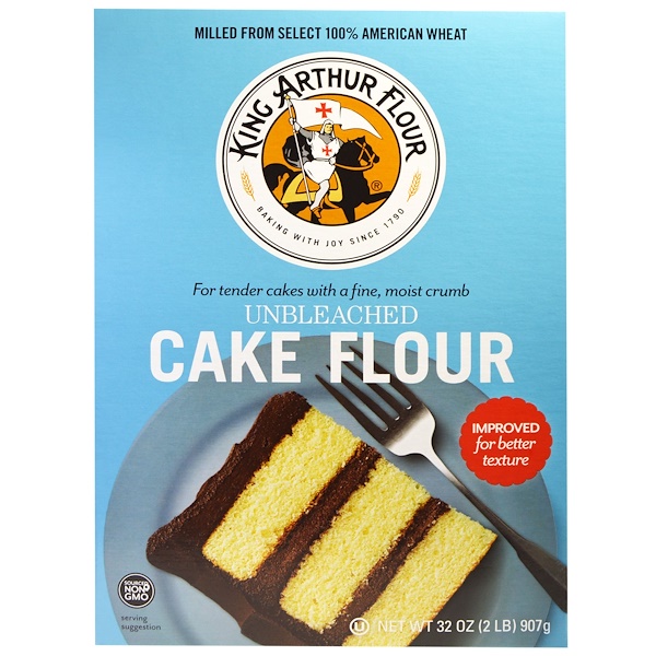 King Arthur Flour, Cake Flour, Unbleached, 32 oz (907 g) (Discontinued Item) 