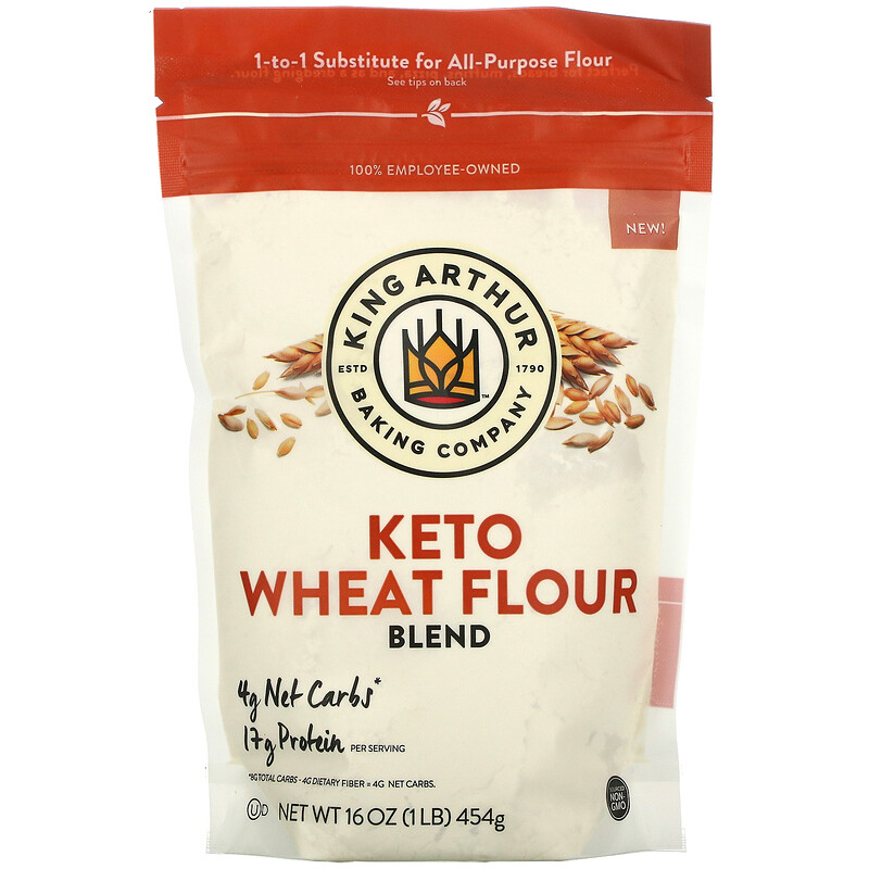 King Arthur Flour, Keto Wheat Flour Blend, 16 oz (454 g) - iHerb