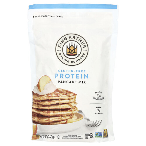 King Arthur Baking Company Gluten-Free Protein Pancake Mix, 12 oz (340 g)