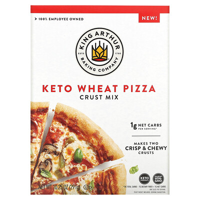 

King Arthur Flour Keto Wheat Pizza смесь с корочкой 291 г (10 25 унции)