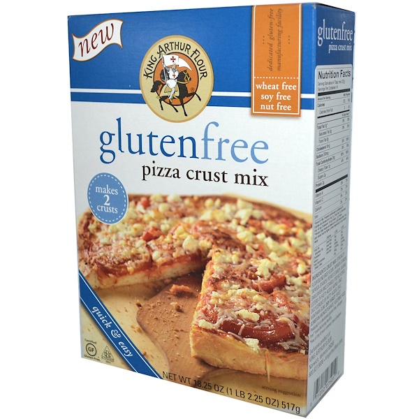 King Arthur Flour, Gluten Free Pizza Crust Mix, 18.25 oz (517 g) (Discontinued Item) 