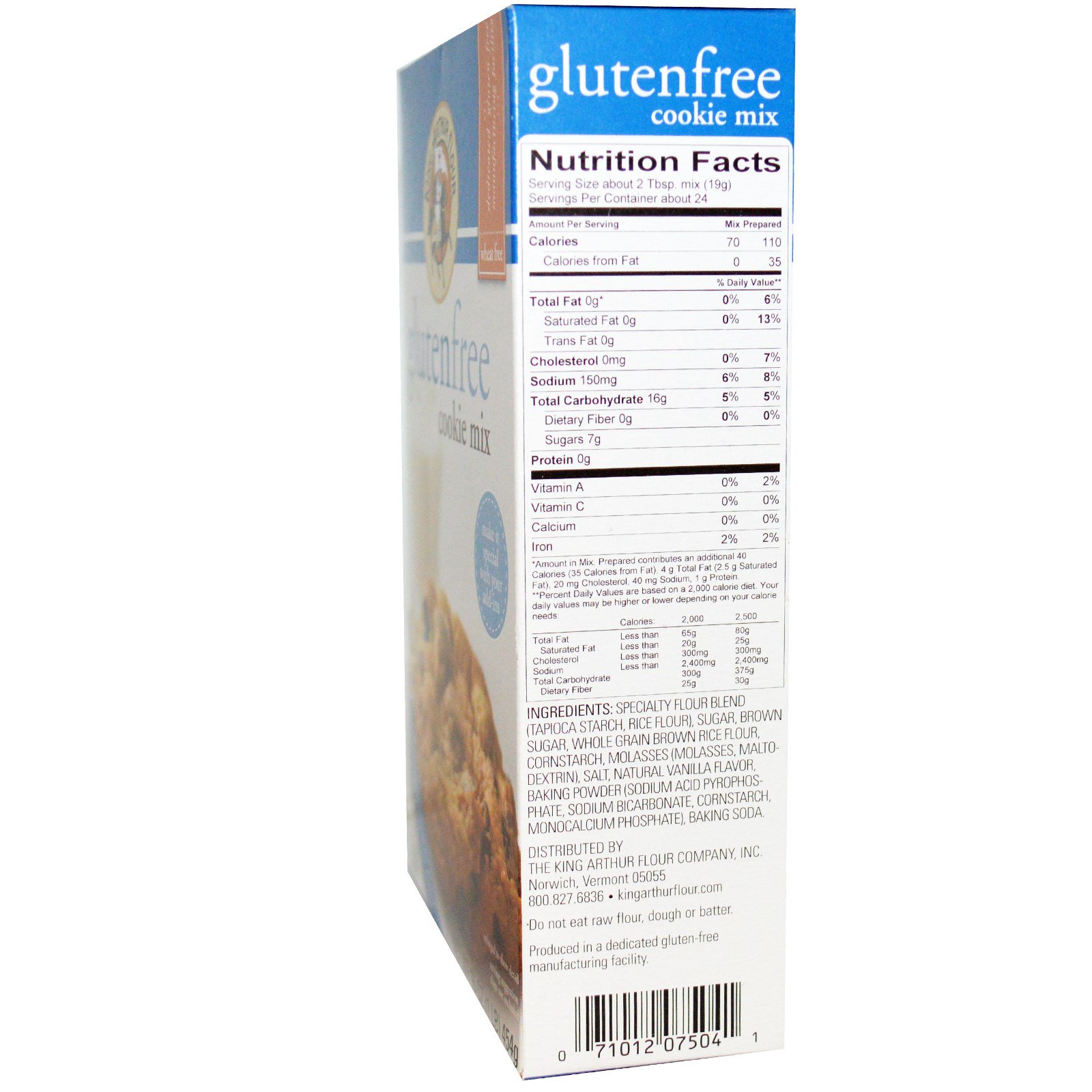 King Arthur Flour, Gluten-Free Cookie Mix, 16 oz (454 g) - iHerb.com