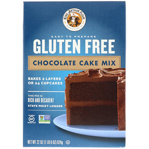 Отзывы о Кинг Артур Флауа, Gluten Free Chocolate Cake Mix, 22 oz (624 g)