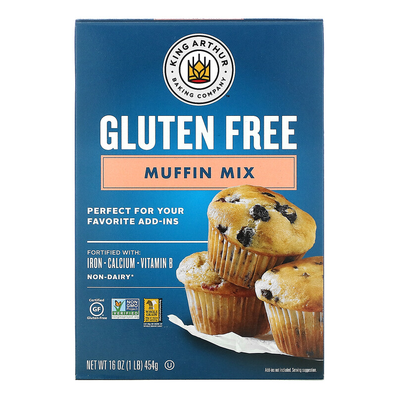 King Arthur Flour, Muffin Mix, Gluten Free, 16 oz (454 g) iHerb