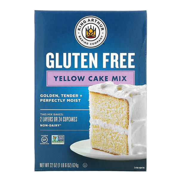 Yellow Cake Mix, Gluten Free,  22 oz (624 g)