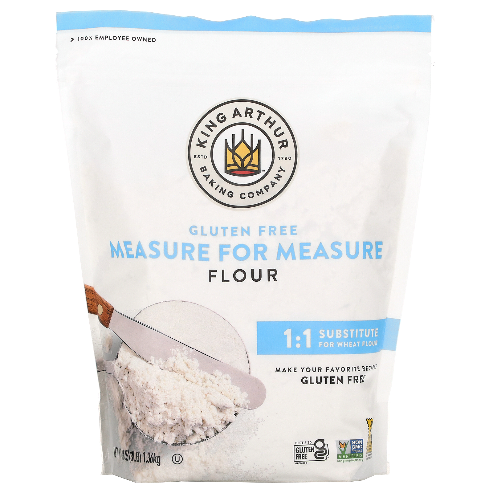 King Arthur Flour, Measure For Measure（メジャー・フォー・メジャー）小麦粉、グルテンフリー、1.36kg