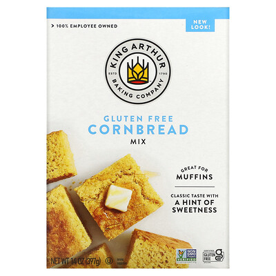 

King Arthur Flour Gluten Free Corn Bread Mix 14 oz (397 g)