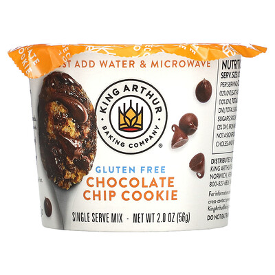 

King Arthur Flour Gluten Free Single Serve Mix Chocolate Chip Cookie 2 oz (56 g)