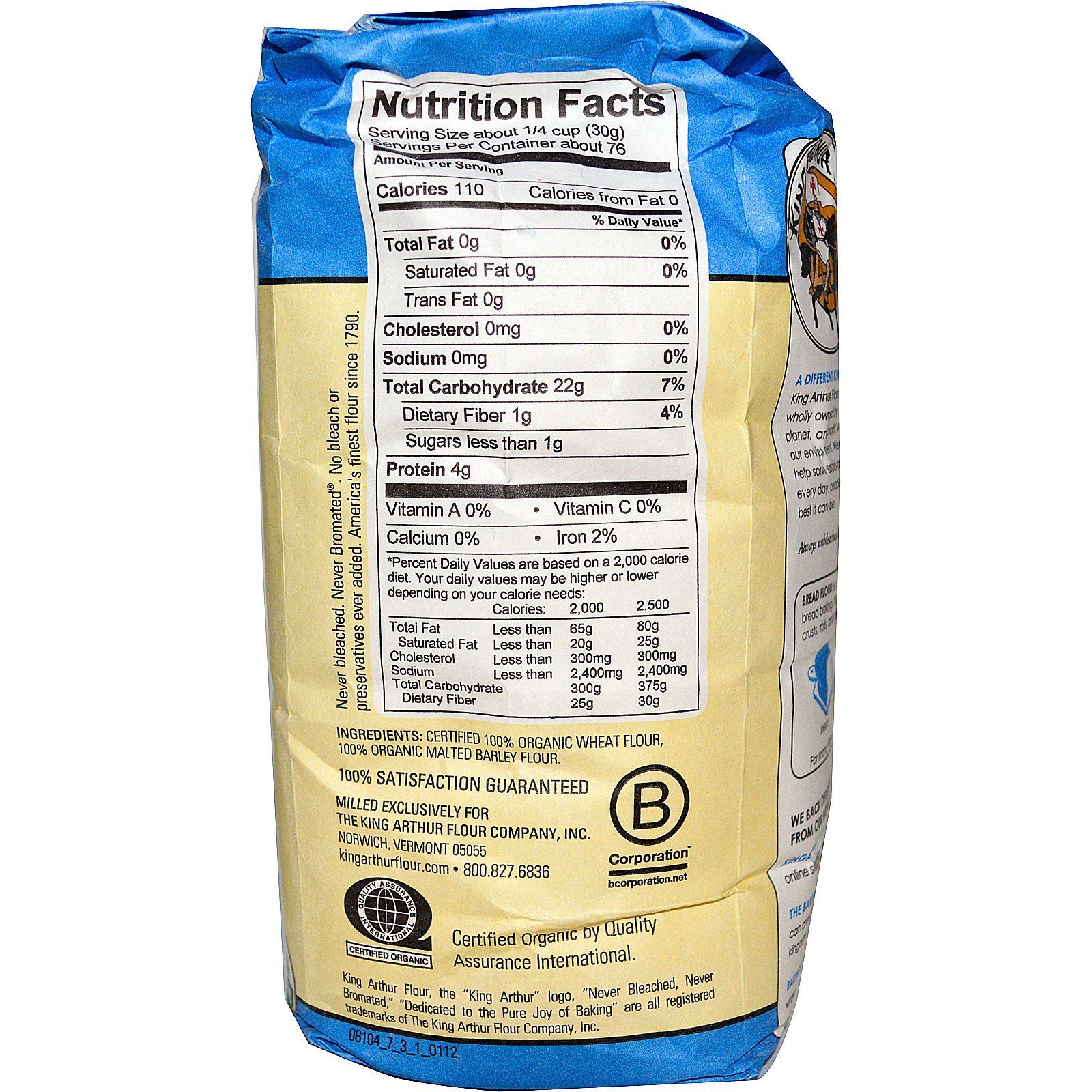 King Arthur Bread Flour Protein Content