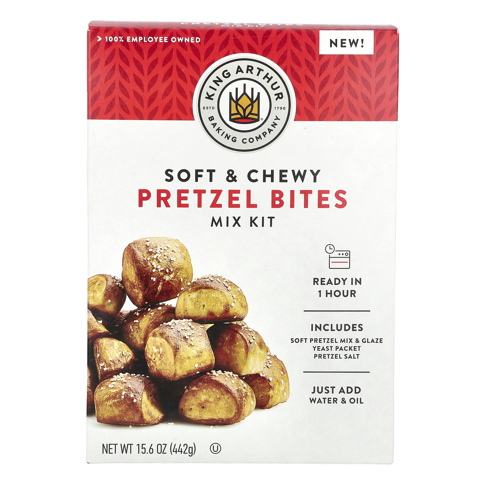 ソフト＆チューイー プレッツェル バイト ミックス キット、442g（15.6