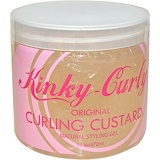 Kinky-Curly, Original Curling Custard, натуральный гель для укладки волос, 16 унций (472 мл) отзывы