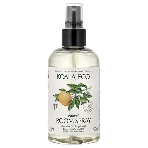 Koala Eco, Spray ambiental natural, Aceite esencial, Pomelo rosa australiano y menta, 250 ml (8,4 oz. líq.)