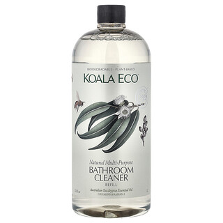 Koala Eco, 天然多用途浴室清洁剂，补充装，澳大利亚桉树精油，33.8 液量盎司（1 升）