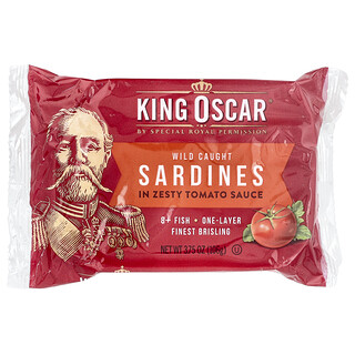 King Oscar, Sardines sauvages, Sauce tomate piquante, 106 g