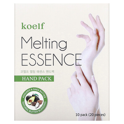 Koelf Melting Essence Hand Pack, маска для рук, 10пар