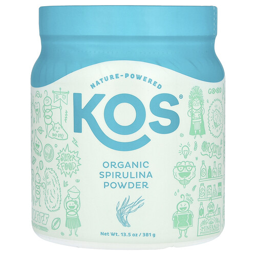 Kos Organic Spirulina Powder, 13.5 oz (381 g)