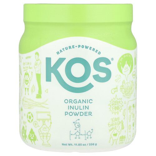 KOS, Organic Inulin Powder, Bio-Inulinpulver, 336 g (11,85 oz.)