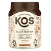 KOS, オーガニック植物性プロテイン、チョコレート、585g（1.3ポンド）