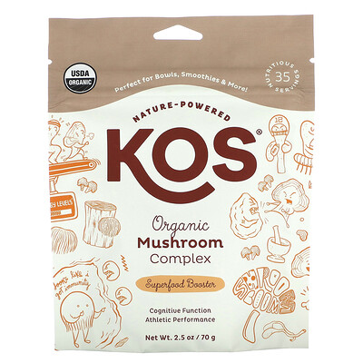 

KOS Organic Mushroom Complex суперпродукт 70 г (2 5 унции)