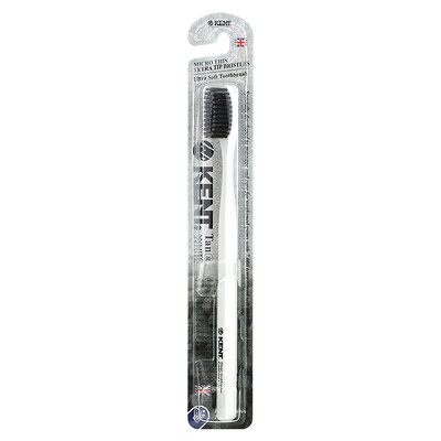 Product Image for Kent, Ultra Soft Toothbrush, White, 1 Toothbrush