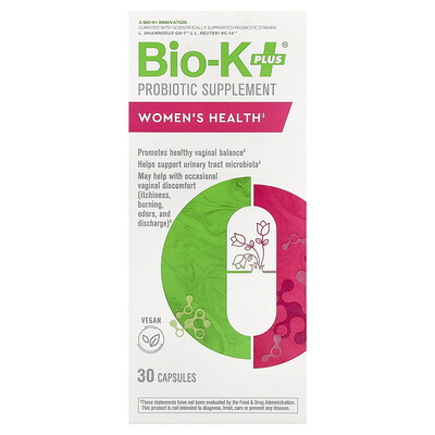 Product Image for Bio-K+, Probiotic Supplement, Women's Health, 60 Capsules