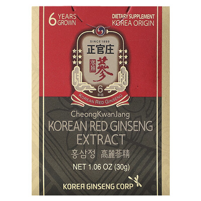 

CheongKwanJang, Korean Red Ginseng Extract, 1.06 oz (30 g)