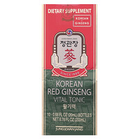 高麗人参バイタルトニック、ボトル10本、各20ml（0.68液量オンス）